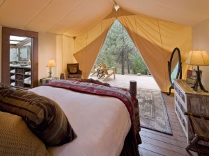 Inside look at the luxury ranch bedroom.