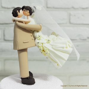 clay wedding topper