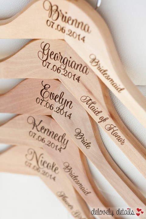 wooden hangers